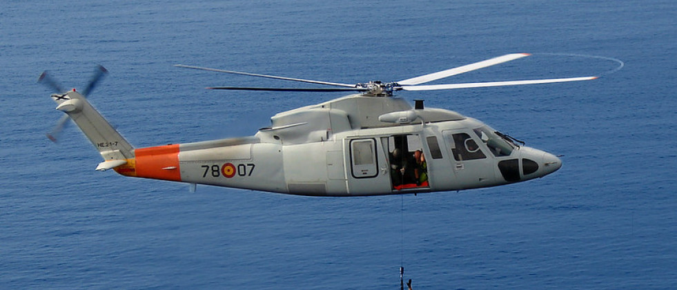 Helicóptero Sikorsky S-76C. Foto: Ejército del Aire