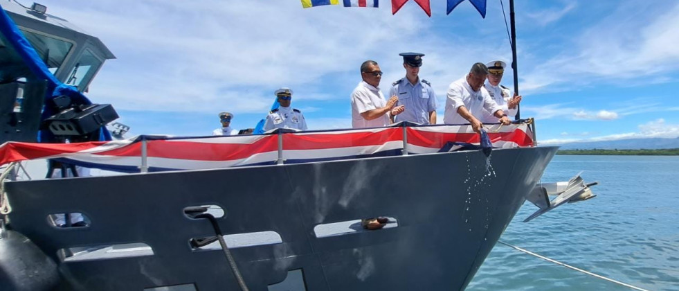 Servicio Nacional de Guardacostas de Costa Rica pone en operación patrullero Metal Shark Soberanía I
